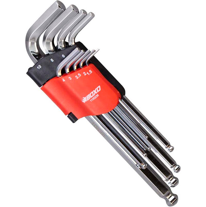 9 Pce Hex Key Wrench Set-Boxo-Equipment | Boxo UK