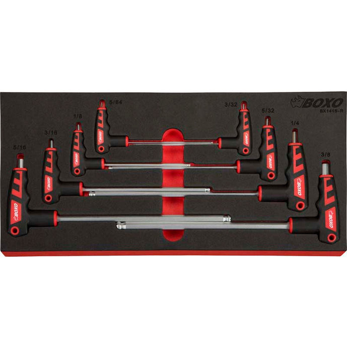 Imperial Dual Drive Hex T-Handle Wrench Set-Boxo-Equipment | Boxo UK