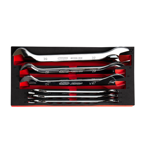 BOXO 6Pc Ultra Thin Double Open-Ended Spanner Set (20mm to 32mm)