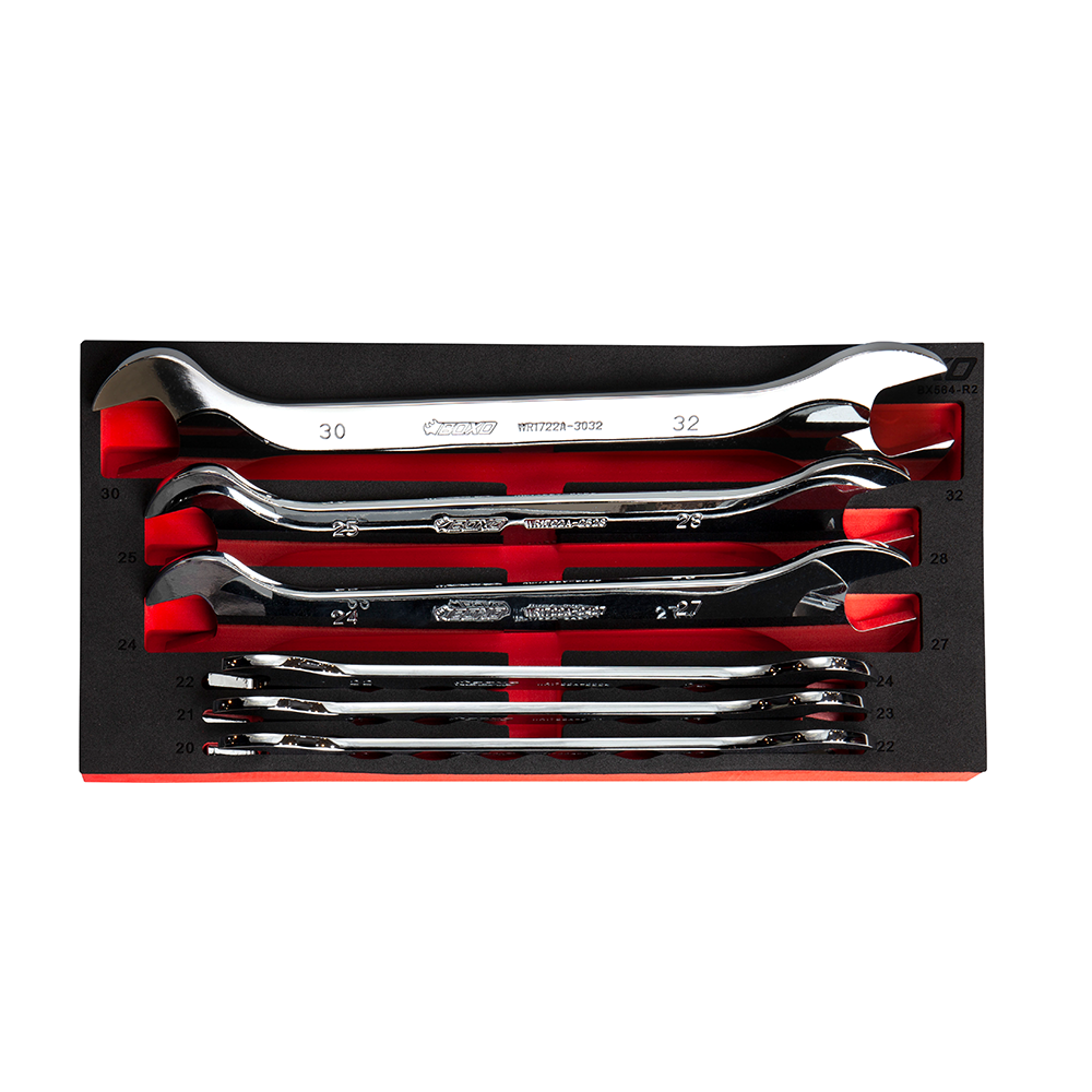 BOXO 6Pc Ultra Thin Double Open-Ended Spanner Set (20mm to 32mm) | Boxo UK