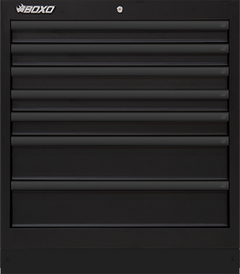 BOXO OSM 34" 7 Drawer Base Cabinet - Trim Variations Available