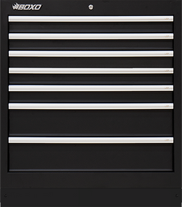 BOXO OSM 34" 7 Drawer Base Cabinet - Trim Variations Available