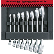 Load image into Gallery viewer, BOXO 8Pc Stubby Combination Spanner Set (8mm to 19mm)
 | Boxo UK